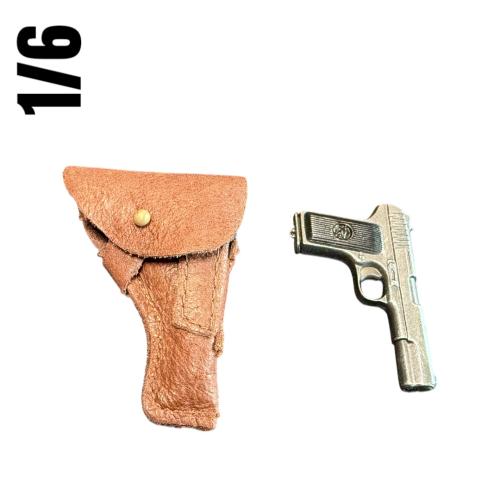 Product image of the product “Tokarew Real Leather Holster with Pistol 1/6 ”