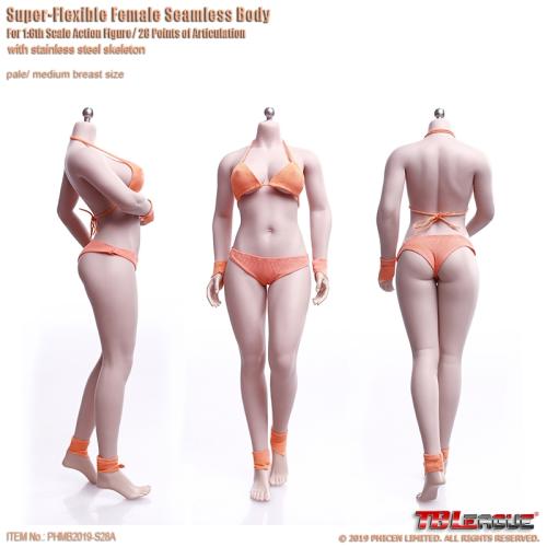 Product image of the product “Caucasian Pale Female Super Flexible Seamless Body (Middle Bust) ”