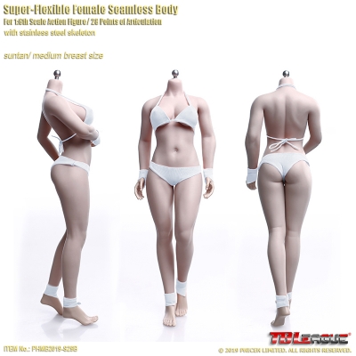 Product image of the product “Caucasian Suntan Female Super Flexible Seamless Body (Middle Bust) ”