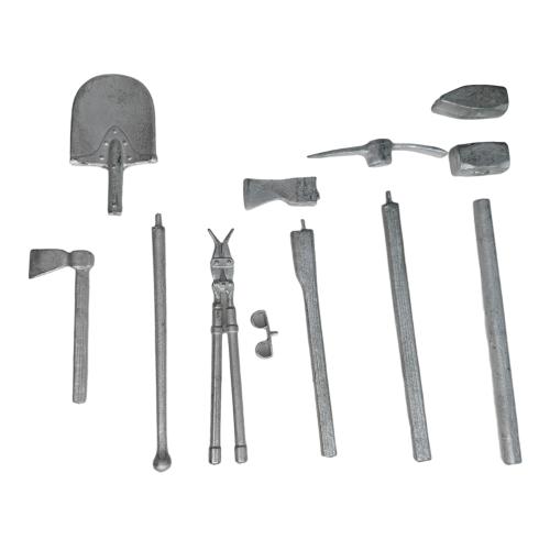 Artikelbild des Artikels “Deutsche Panzer Werkzeugs Set  in Metal ohne Halter 1/6 “