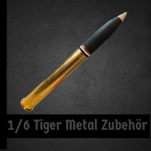 Product image of the product “88mm Complete Projectile and Shell - in Metal 1/6 ”