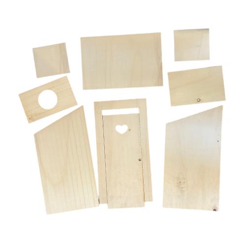 Artikelbild des Artikels “Toiletten Haus aus Holz  1/6 (Bausatz) “