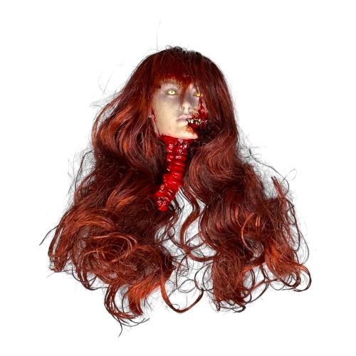 Product image of the product “Female Zombie  Head with removable  Spine 1/6 ”