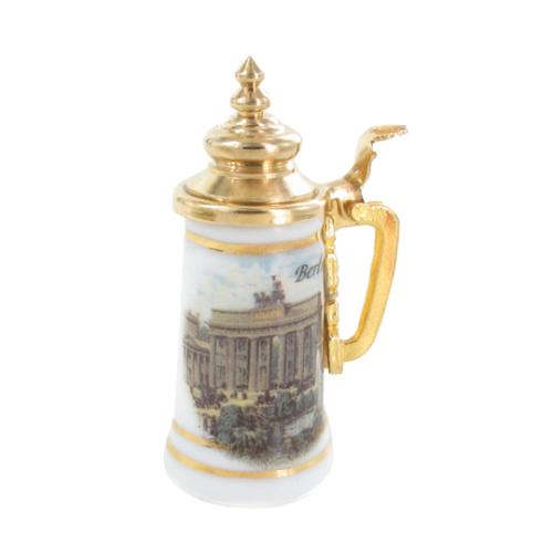 Product image of the product “Porcelan Bierkrug Berlin (White) 1/6 ”