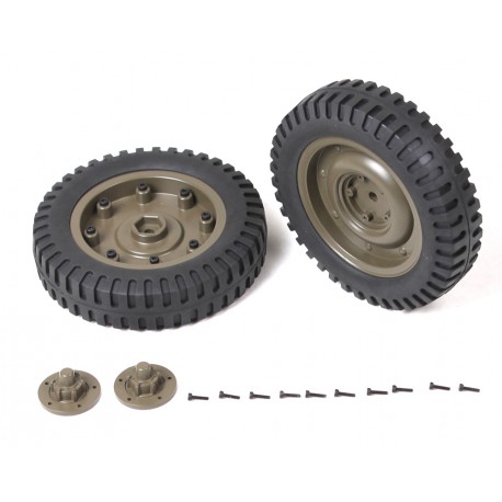 Product image of the product “1/6 1941 MB SCALER FRONT WHEELS ASSEMBLY (1 Pair) ”