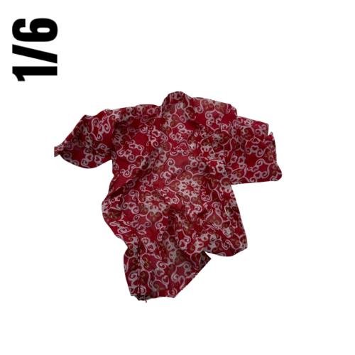Product image of the product “1/6 Scale Patterned Haori (Red) ”