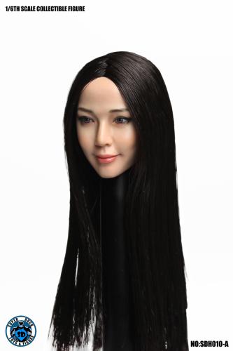 Artikelbild des Artikels “Sexy Asian Head black long Hair im Maßstab 1:6 “