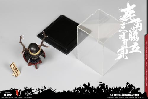 Artikelbild des Artikels “1:6 SERIES OF EMPIRES -BLACK BUCKHORN MOON KABUTO (HELMET EDITION) “
