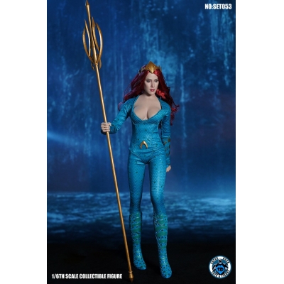 Product image of the product “Mera - The Queen of Atlantis - Outfit & Head Set - in 1/6 scale ”