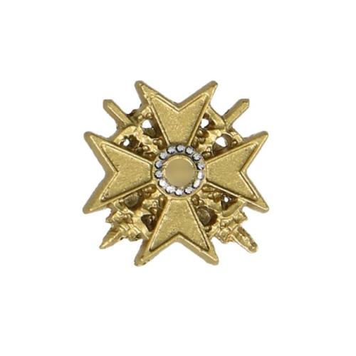 Product image of the product “Spanienkreuz in Metal Gold 1:6 (mit Diamanten) ”