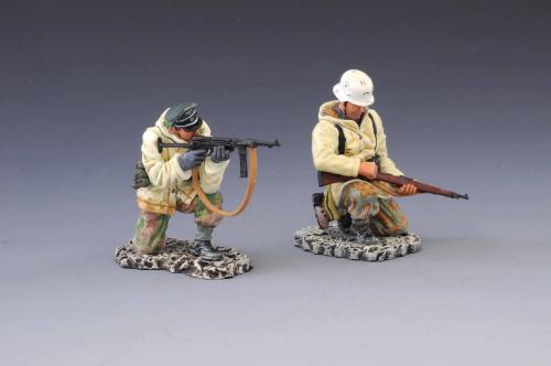 Product image of the product “Late War Tank Hunters 2 SS Tank Hunters, one aiming his Panzerfaust at an oncoming enemy tan ”
