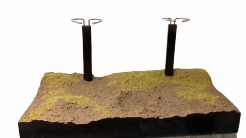 Product image of the product “Steinplatte Diorama Double Display Stand (Mud and Green) 1/6 ”