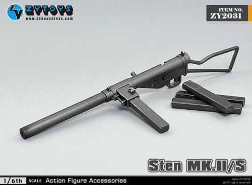 Product image of the product “Sten MK II/S Submachine Gun (Black) 1/6 ”