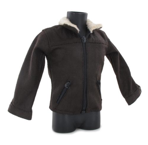 Artikelbild des Artikels “Suede Jacket with Fur Collar (Brown) “