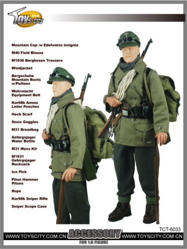 Artikelbild des Artikels “Gebirgsjäger Schütze Uniform Set 1:6 “