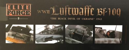 Product image of the product “1:18 BF109  The Black Devil of Ukraine 1943 ”