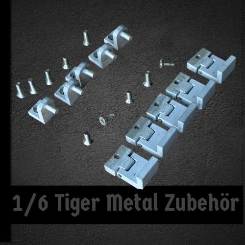 Product image of the product “Tiger 1 Sparetracks mount in Metal 1/6 ”