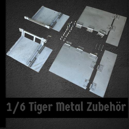 Product image of the product “Tiger 1 Mudguards  in Metal 1/6 REAR ”