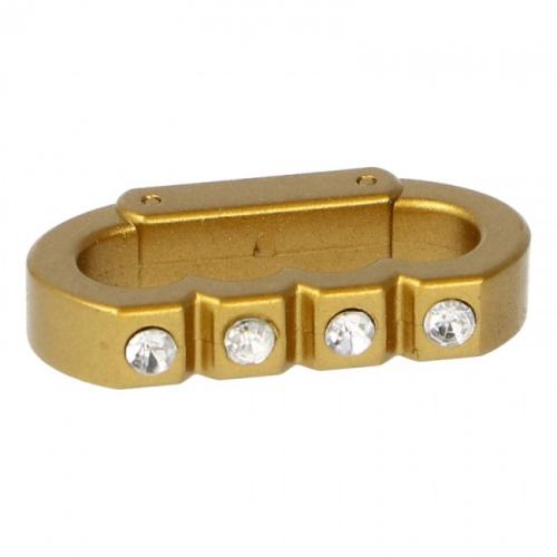 Product image of the product “Knuckle Duster with Diamonds (Gold) 1/6 ”