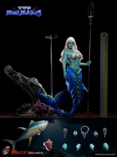 Artikelbild des Artikels “Twin Mermaids - Sharleze (Blue Skin) 1/6 Scale Action Figure “
