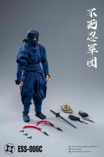 Product image of the product “Undead Ninja Army Clothes and Weapons Set (Blue) 1/6 ”
