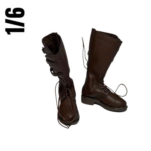 Artikelbild des Artikels “Cavalry Elk Hide Legging Top Laced Riding Boots (Brown) 1:6 “