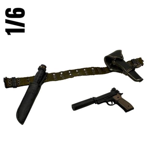 Artikelbild des Artikels “Mk22 Mod 0 “Hush Puppy” Schalldämpferpistole mit Spezialholster 1/6 “