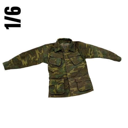 Artikelbild des Artikels “Blurred US ERDL Camouflage Uniform (Early Pattern Leaf Camouflage) “