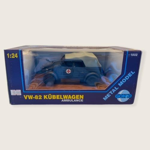 Artikelbild des Artikels “VW Typ 82 Deutsche Wehrmacht Kübelwagen mit Verdeck Rotes Kreuz 1:24 “