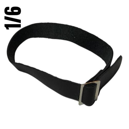 Product image of the product “Leatherbelt in blk 1/6 Silver ”