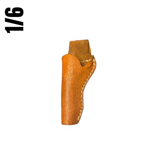 Product image of the product “Western Left Holster Straight, Light Brown 1/6 ”