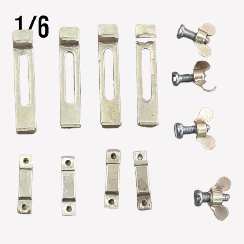 Product image of the product “Tiger I Mudguards Slidebar Mount in Metal 1/6 de Luxe Version (4 Pcs) ”
