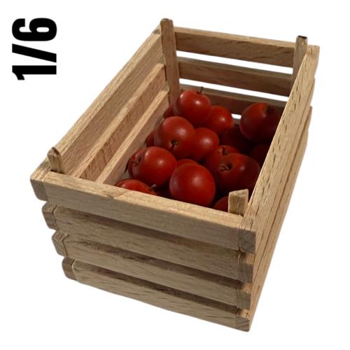 Artikelbild des Artikels “Obstkiste  handgefertigt in Holz  1/6 “