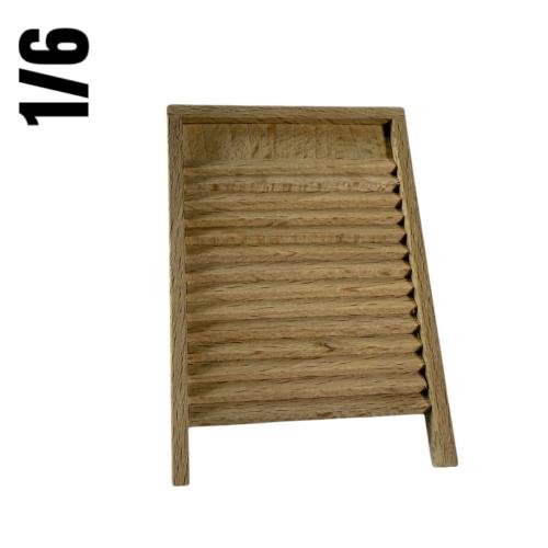 Artikelbild des Artikels “Wasch Brett aus Holz 1:6 “