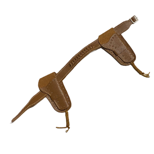 Artikelbild des Artikels “Western Holster - double Holster brown studded “