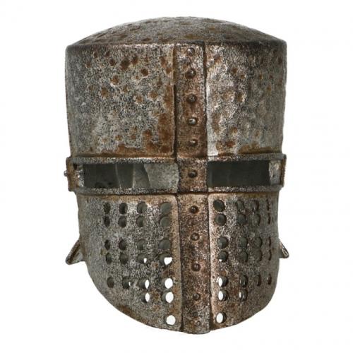 Artikelbild des Artikels “Worn Diecast Knight Templar Bachelor Helmet (Grey) in 1:6 “