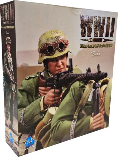 Product image of the product “WWII German Afrika Corps WH MG34 Gunner - Bialas - in 1/6 scale ”