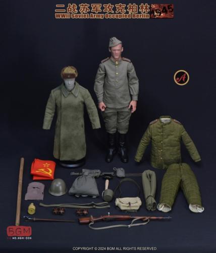 Product image of the product “WWII Soviet Army Occupied Berlin 1945 Full Uniform  Set - in 1/6 scale ”