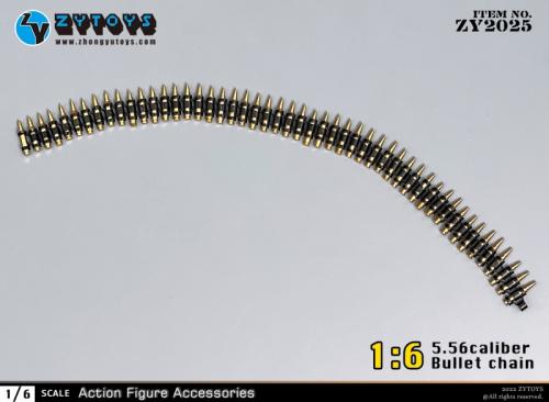 Artikelbild des Artikels “Diecast 5,56mm 50 Bullets Chain (Gold) “