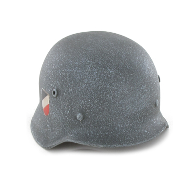  Artikelbild 1 des Artikels “Stahlhelm in Metal weisse Oberfläche (2 Abzeichen) “