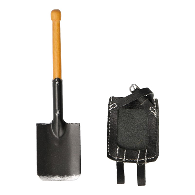  Artikelbild 1 des Artikels “Schanzzeug, Feldspaten in Metal und Holzschaft inklusive Tragetasche aus Leder “
