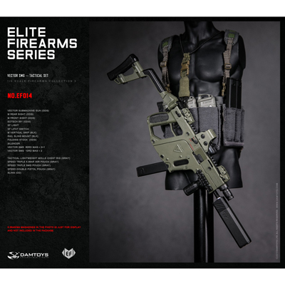  Product image 1 of the product “1/6 Elite Firearms Series 3 - Vector SMG Tactical Set (Olive Drab) ”