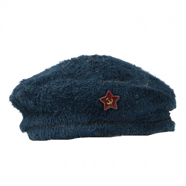  Product image 1 of the product “1:6 WWII Russain Karakul Beret (Blue) ”