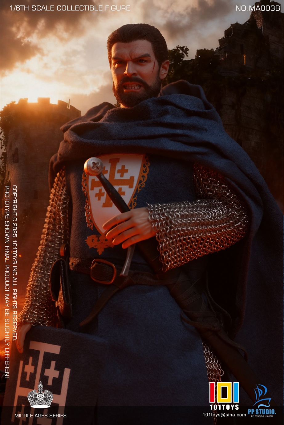  Artikelbild 1 des Artikels “101TOYS X PP STUDIO. 1/6 NO.MA003B Heavenly Kingdom Dynasty captain of the guard “