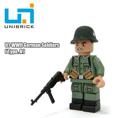  Artikelbild 1 des Artikels “Unibrick Landser Figur mit MP40 “