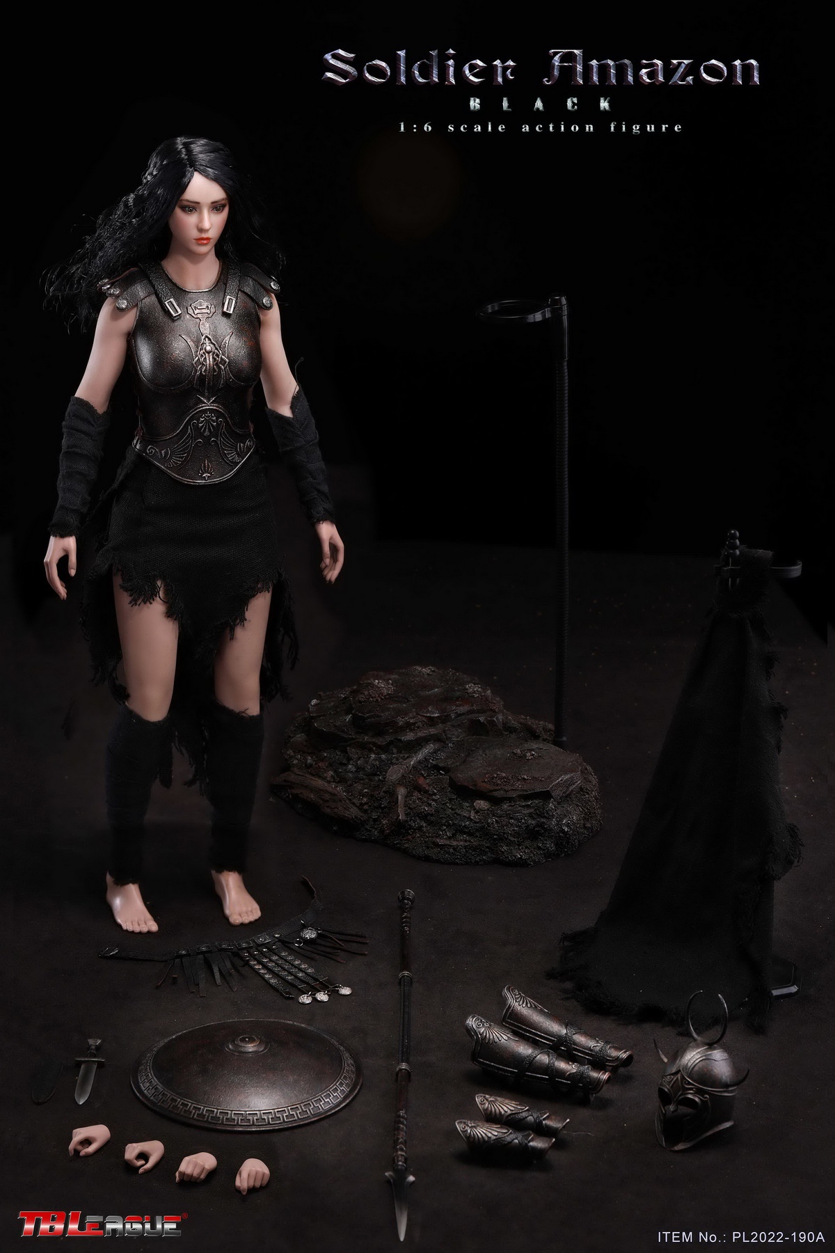  Artikelbild 1 des Artikels “Soldier Amazon – Black 1/6 Scale Action Figure “