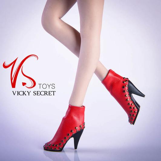  Artikelbild 1 des Artikels “1:6 Female Leather Boots (Rot) “