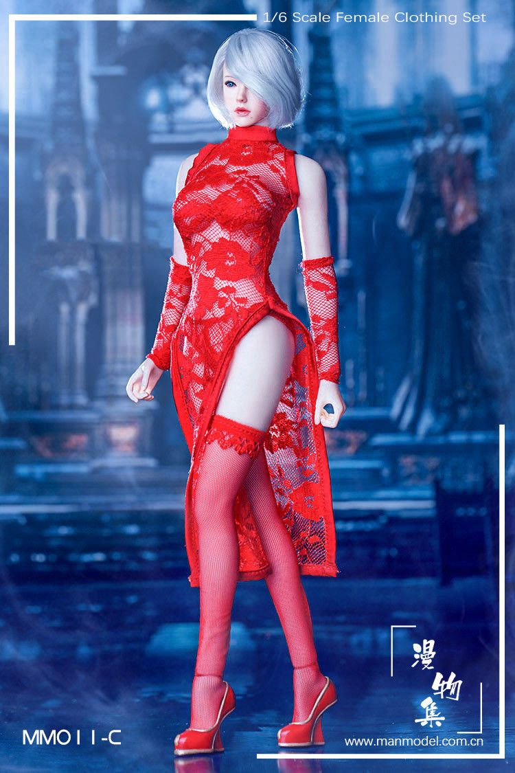 Artikelbild 1 des Artikels “1:6 MISS Lace Cheongsam Set - in Rot “