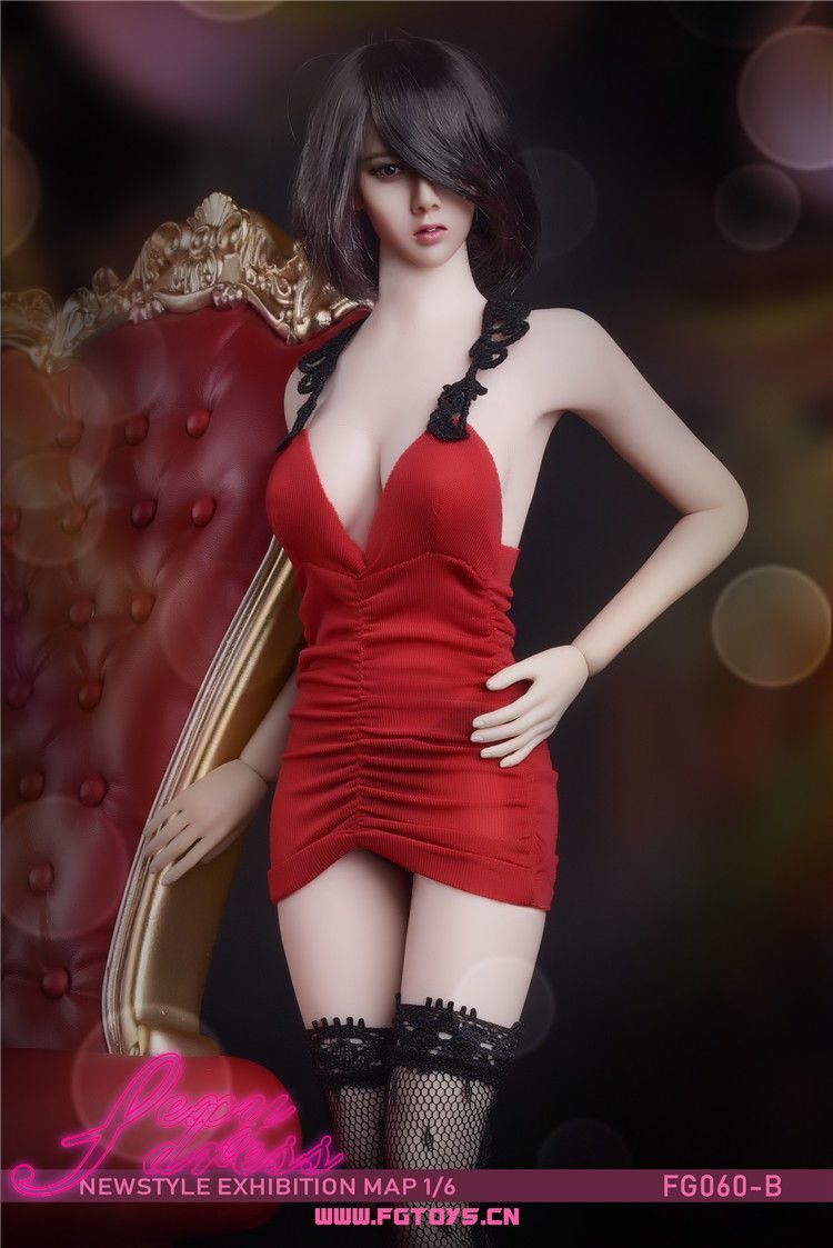  Artikelbild 1 des Artikels “Rotes Kleid Fire Girl A Set im Maßstab 1:6 “