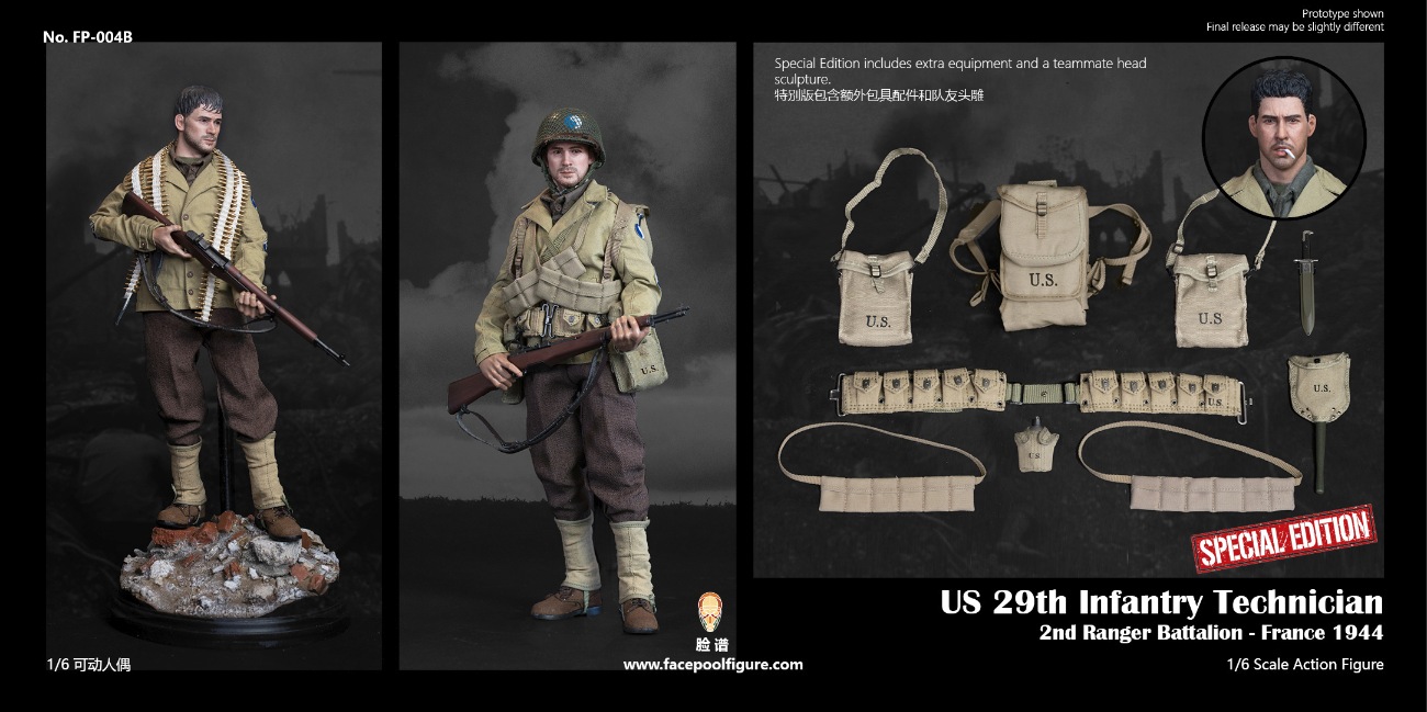  Artikelbild 1 des Artikels “1:6 2nd Ranger Battalion France 1944 - US 29th Infantry Technician (Special Edition) “